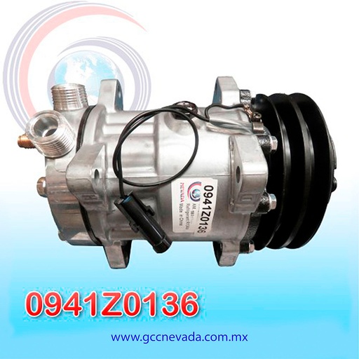 [0941Z0136] COMPRESOR 709 O-RING R-134-A 12V 2A 8 OREJAS NEVADA ASIA