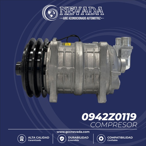 [0942Z0119] COMPRESOR SELTEC STD TM-15 8 OREJAS 2A R-134-A 12V VALEO JAPON