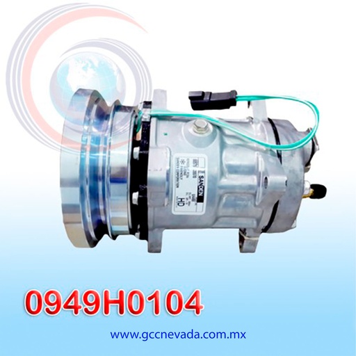 [0949H0104] COMPRESOR CATERPILLAR EXCAVATOR SANDEN 1A 24V USA