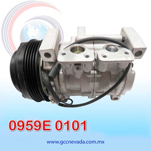 [0959E 0101] COMPRESOR SUZUKI GRAND VITARA 01-05 / XL-7 01-04 2.5LTS T/P 4PK 108MM 12V 10S13C ASIA