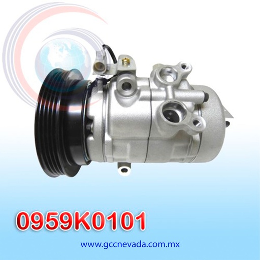 [0959K0101] COMPRESOR SUZUKI CELERIO AÑO 2008 T/P 4PK 12V R-134-A 10SA13C ASIA