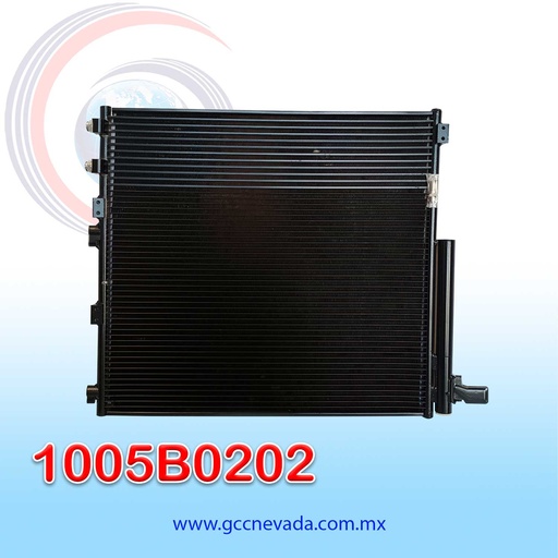 [1005B0202] CONDENSADOR DODGE RAM 1500 11/18 / 1500 CLASSIC 2019 2500 12/13 / 3500 12/13 C/ ENFRIADOR V8 NEVADA