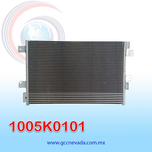 [1005K0101] CONDENSADOR DODGE AVENGER 08/14, CALIBER AÑO 07/10 C/ENF DE ACEITE, JEEP COMPAS 07/09, PATRIOT 08/1
