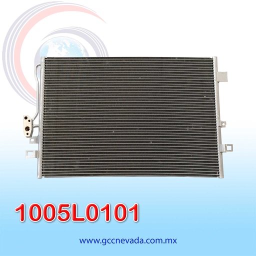 [1005L0101] CONDENSADOR DODGE JOURNEY AÑO 11-20 R-134-A SIN FILTRO NEVADA ASIA