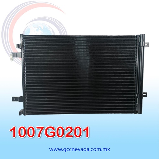 [1007G0201] CONDENSADOR FORD F-250 / F-350 AÑO 11/16 / F-450 / 550 11/15 SUPER DUTY C/FILTRO NEVADA ASIA