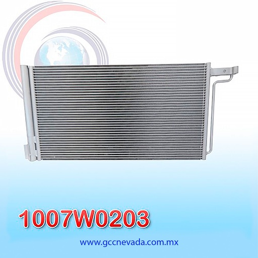 [1007W0203] CONDENSADOR FORD FOCUS AÑO 12/13 NEVADA ASIA