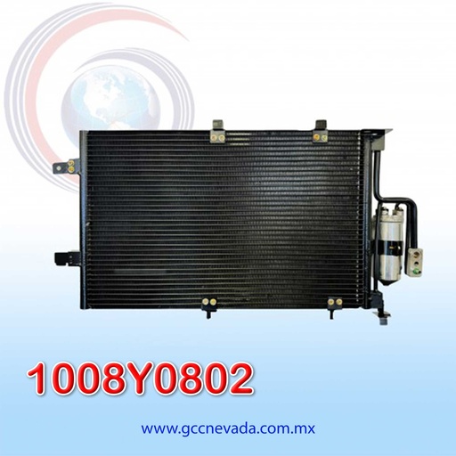 [1008Y0802] CONDENSADOR GM MONTANA AÑO 01/15 / CORSA 03/08 / OPEL CORSA 06/08 / CAPTIVA 08/09 C/FILTRO NEVADA ASIA