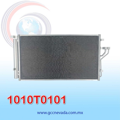 [1010T0101] CONDENSADOR HYUNDAI / TUCSON 10/15 / KIA SPORTAGE 11/16 C/FILTRO NEVADA ASIA