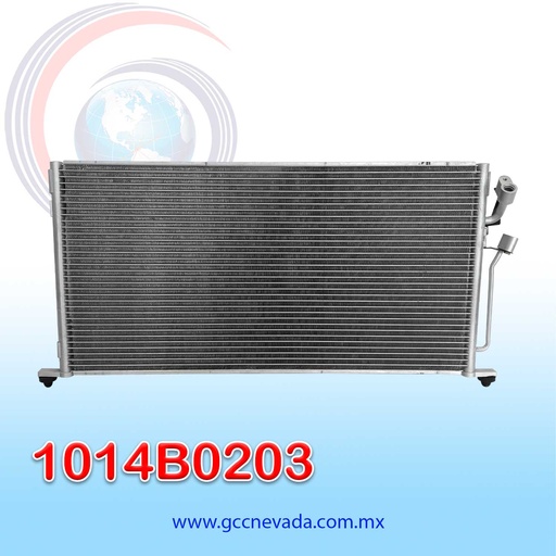 [1014B0203] CONDENSADOR MITSUBISHI LANCER AÑO 01/07 C/FILTRO NEVADA ASIA