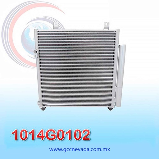 [1014G0102] CONDENSADOR MITSUBISHI MIRAGE AÑO 14/15 R-134-A C/FILTRO NEVADA ASIA