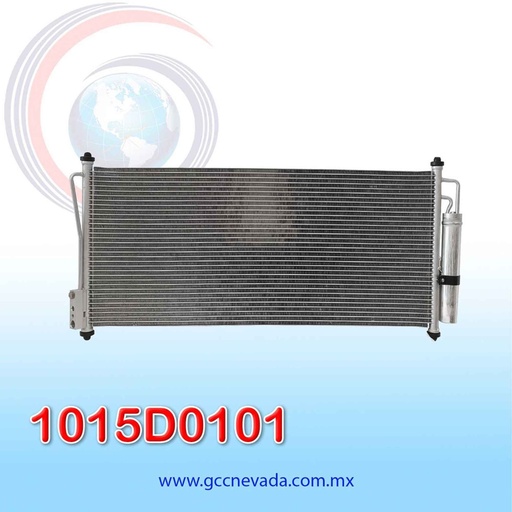 [1015D0101] CONDENSADOR NISSAN ALTIMA 02-06 / MAXIMA 04-08 C/FILTRO NEVADA ASIA