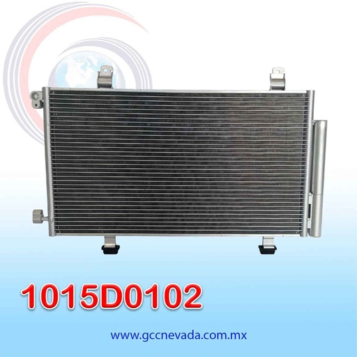 [1015D0102] CONDENSADOR NISSAN ALTIMA AÑO 07-12 4CL NEVADA ASIA