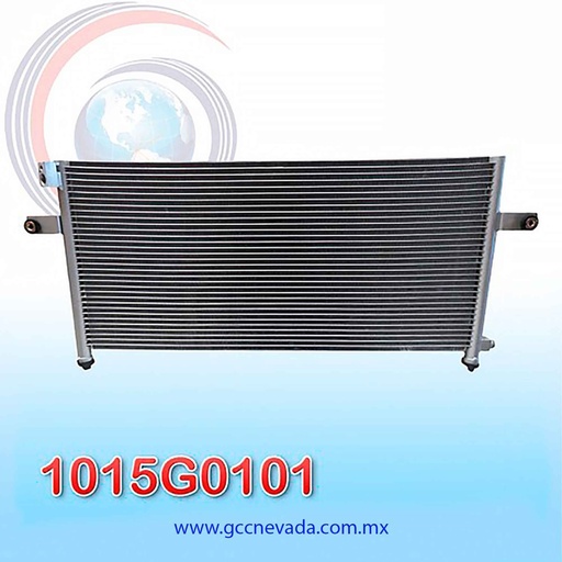 [1015G0101] CONDENSADOR NISSAN D22 AÑO 09-15 R-134-A NEVADA ASIA
