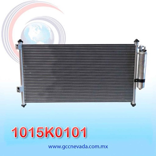 [1015K0101] CONDENSADOR NISSAN X-TRAIL AÑO 02/06 C/FILTRO NEVADA ASIA