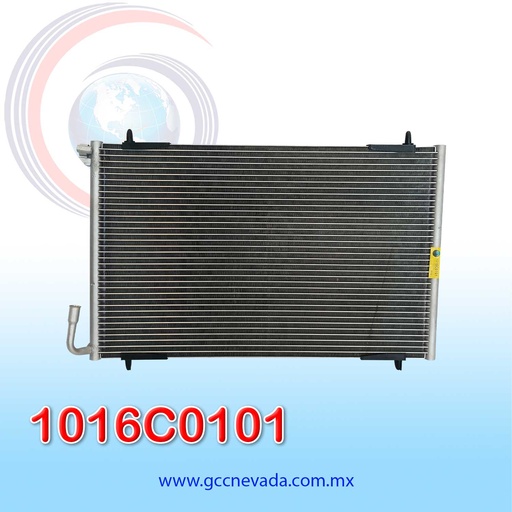 [1016C0101] CONDENSADOR PEUGEOT 206 AÑO 07/10 NEVADA ASIA