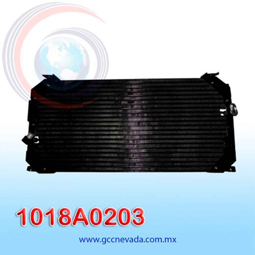 [1018A0203] CONDENSADOR TOYOTA COROLLA ARAYA R-12 AÑO 88/93 NEVADA ASIA