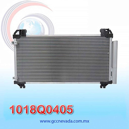 [1018Q0405] CONDENSADOR TOYOTA YARIS AÑO 14/17 C/FILTRO NEVADA ASIA