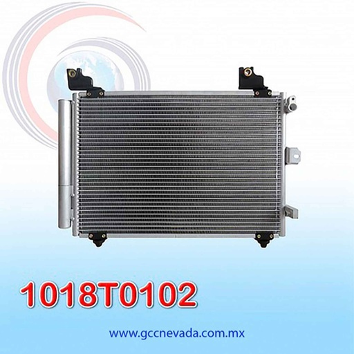 [1018T0102] CONDENSADOR TOYOTA TERIOS AÑO 02/07 C/FILTRO NEVADA ASIA