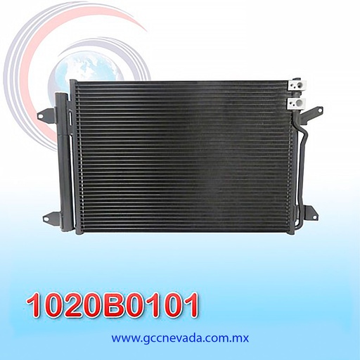 [1020B0101] CONDENSADOR (VW) JETTA AÑO 10/14 BETTLE 12/15 NEVADA ASIA
