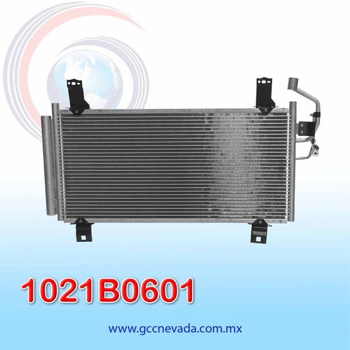 [1021B0601] CONDENSADOR MAZDA 6 AÑO 03-08 R-134-A C/FILTRO NEVADA ASIA