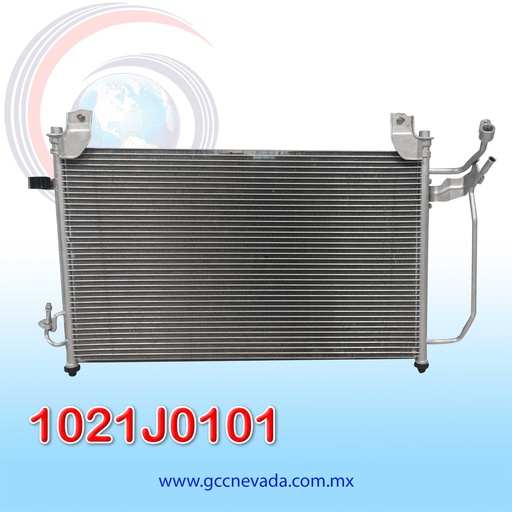 [1021J0101] CONDENSADOR MAZDA CX-7 AÑO 07-12 R-134-A C/FILTRO NEVADA ASIA