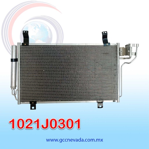 [1021J0301] CONDENSADOR MAZDA CX-5 AÑO 13-21 R-134-A NEVADA ASIA