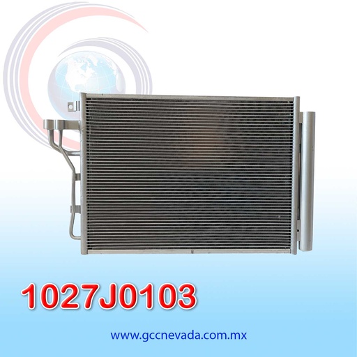 [1027J0103] CONDENSADOR KIA PICANTO ION AÑO 11-16 C/ FILTRO NEVADA ASIA