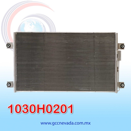 [1030H0201] CONDENSADOR FREIGHTLINER CASCADIA AÑO 08-26 / CORONADO 01-20 / M2 112 06-15 / COLUMBIA 06-15 / 122SD 13-21 / 114SD 12-16 / CENTURY CLASS 06-11 / CLASSIC 06-11 S/FILTRO R-134-A NEVADA ASIA