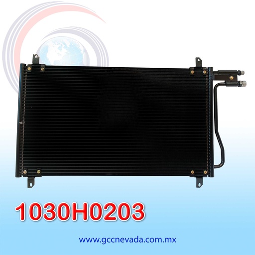 [1030H0203] CONDENSADOR FREIGHTLINER SPRINTER / DODGE SPRINTER 2500 / 3500 AÑO 03-06 / MERCEDES BENZ SPRINTER 04-10 R-134-A S/FILTRO NEVADA ASIA