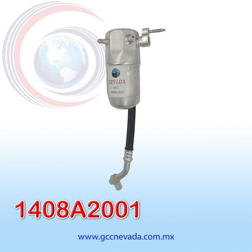 [1408A2001] DESHIDRATADOR  GM TRAIL BLAZER AÑO 01/09 C/BLOCK R-134-A  NEVADA ASIA