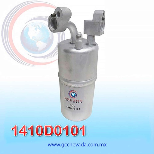 [1410D0101] DESHIDRATADOR HYUNDAI SONATA AÑO 95/98 C/BLOCK R-134-A NEVADA ASIA