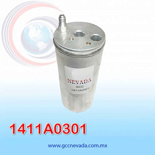 [1411A0301] DESHIDRATADOR JEEP CHEROKEE / LIBERTY AÑO 02/07 / CHRYSLER NEON 2002 / WRANGLER 99/06 R-134-A NEVADA ASIA