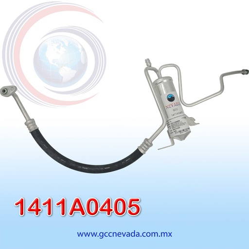 [1411A0405] DESHIDRATADOR JEEP GRAND CHEROKEE AÑO 02/04 R-134A NEVADA ASIA