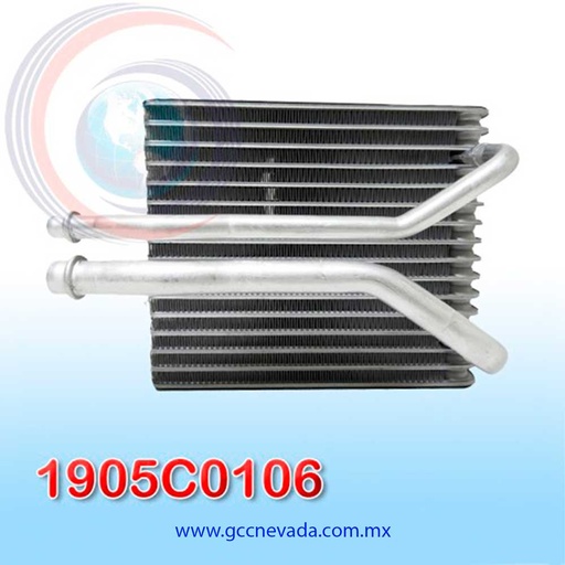[1905C0106] EVAPORADOR DODGE CARAVAN AÑO 01/05 TRASERO NEVADA ASIA