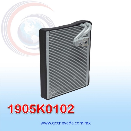 [1905K0102] EVAPORADOR DODGE CALIBER AÑO 10/12 / JEEP COMPAS 16/17 CONEX WASHER NEVADA ASIA
