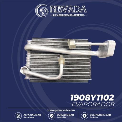 [1908Y1102] EVAPORADOR CHEVROLET / GMC / CADILLAC TRASERO R-134-A NEVADA ASIA