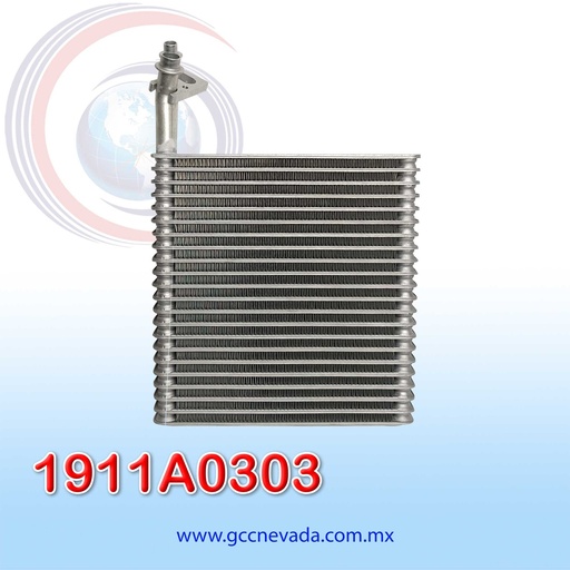 [1911A0303] EVAPORADOR JEEP CHEROKEE LIBERTY AÑO 12/15 / DODGE NITRO 2012 R-134-A (O-ring) NEVADA ASIA