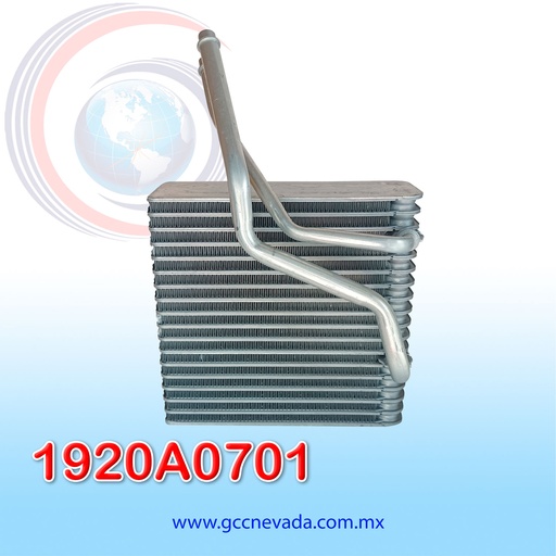[1920A0701] EVAPORADOR VOLKSWAGEN GOLF / JETTA AÑO 99/05 / AUDI A3 / A4 96/04 (GRUESO) R-134-A 215*223*75MM NEVADA ASIA