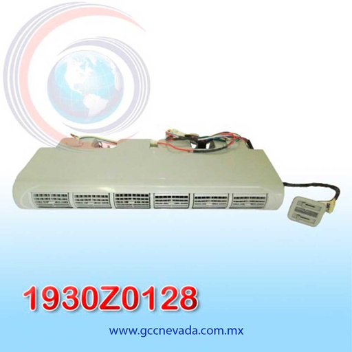 [1930Z0128] EVAPORADOR UNIV 6 REJILLAS CONCORD 12V (GRIS) NEVADA ASIA
