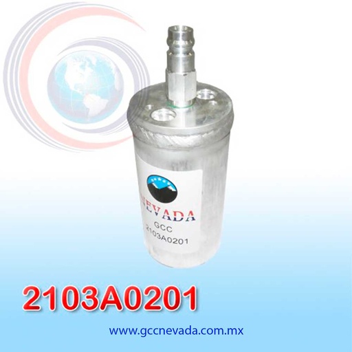 [2103A0201] FILTRO SECADOR CHRYSLER NEON AÑO 94/96 / DODGE NEON / PLYMOUTH NEON 97/99 NEVADA ASIA