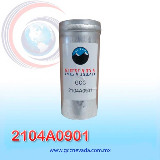 [2104A0901] FILTRO SECADOR DAEWOO NUBIRA / HYUNDAI SONATA AÑO 00/02 NEVADA ASIA