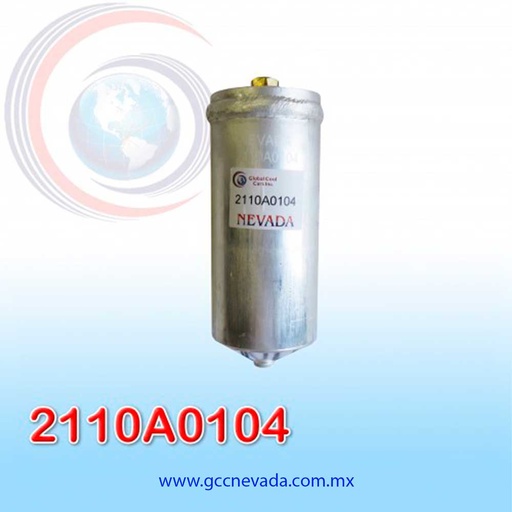 [2110A0104] FILTRO SECADOR HYUNDAI ELANTRA AÑO 91/94 NEVADA ASIA
