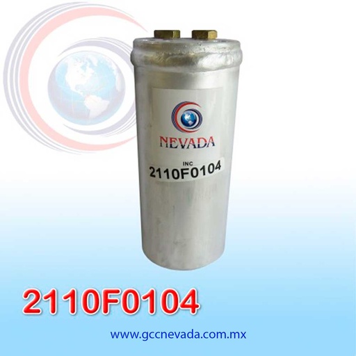 [2110F0104] FILTRO SECADOR HYUNDAI ACCENT / ELANTRA / TIBURON / ATOS 00/02 NEVADA ASIA