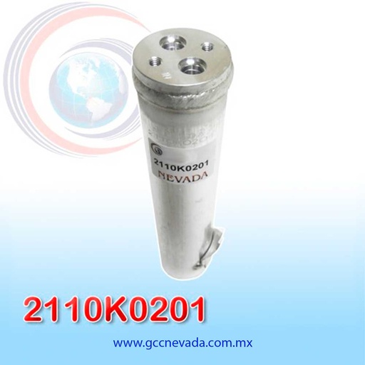 [2110K0201] FILTRO SECADOR HYUNDAI TUCSON 2.0 LTS / 2.7 LTS / KIA SPORTAGE AÑO 05/10 NEVADA ASIA