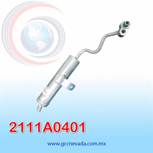 [2111A0401] FILTRO SECADOR JEEP GRAND CHEROKEE 05/10 / COMMANDER 06/10 NEVADA ASIA