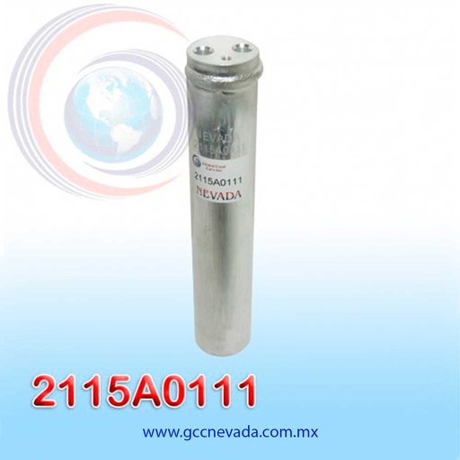 [2115A0111] FILTRO SECADOR NISSAN SENTRA / ALTIMA 02/06 / VERSA 12/17 / FRONTIER 03/04 C/CONEX P/SWITCHE NEVADA