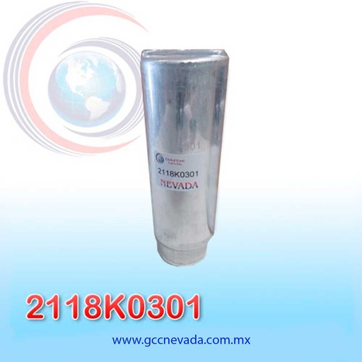 [2118K0301] FILTRO SECADOR TOYOTA 4RUNNER AÑO 96/06 / TUNDRA 00/06 / RAV4 96/00 / TACOMA 95/04 / PICKUP 2.4 LTS / 3.0 LTS 1995 / CAMRY 94/01 / TERCEL / CELICA 94/99 / GM CORSA 04/06 / VOLKSWAGEN POINTER 00/09 / ACURA RL 96/04 / DODGE VIPER 92/02 R-134-