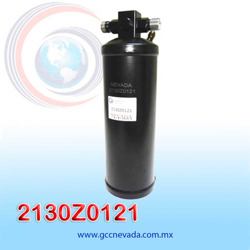 [2130Z0121] FILTRO SECADOR HEAVY DUTY REC PETERBILT AÑO 93/96 MACHO/MACHO NEVADA ASIA