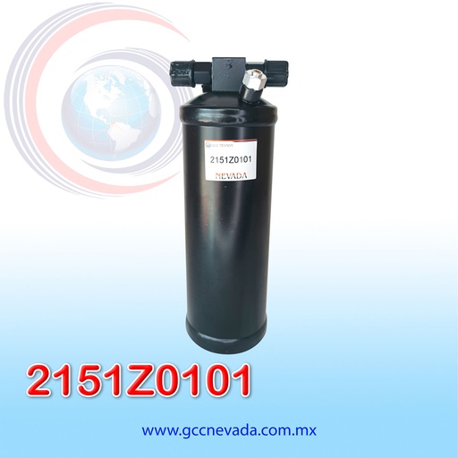 [2151Z0101] FILTRO SECADOR HEAVY DUTY REC MACK AÑO 94/95 MACHO/MACHO NEVADA ASIA