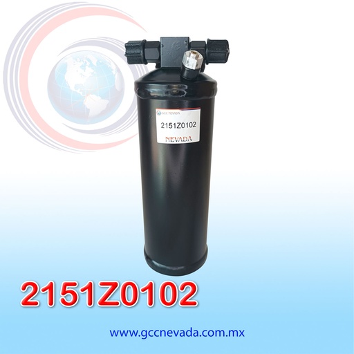 [2151Z0102] FILTRO SECADOR HEAVY DUTY REC MACK AÑO 94/98 MACHO/MACHO NEVADA ASIA